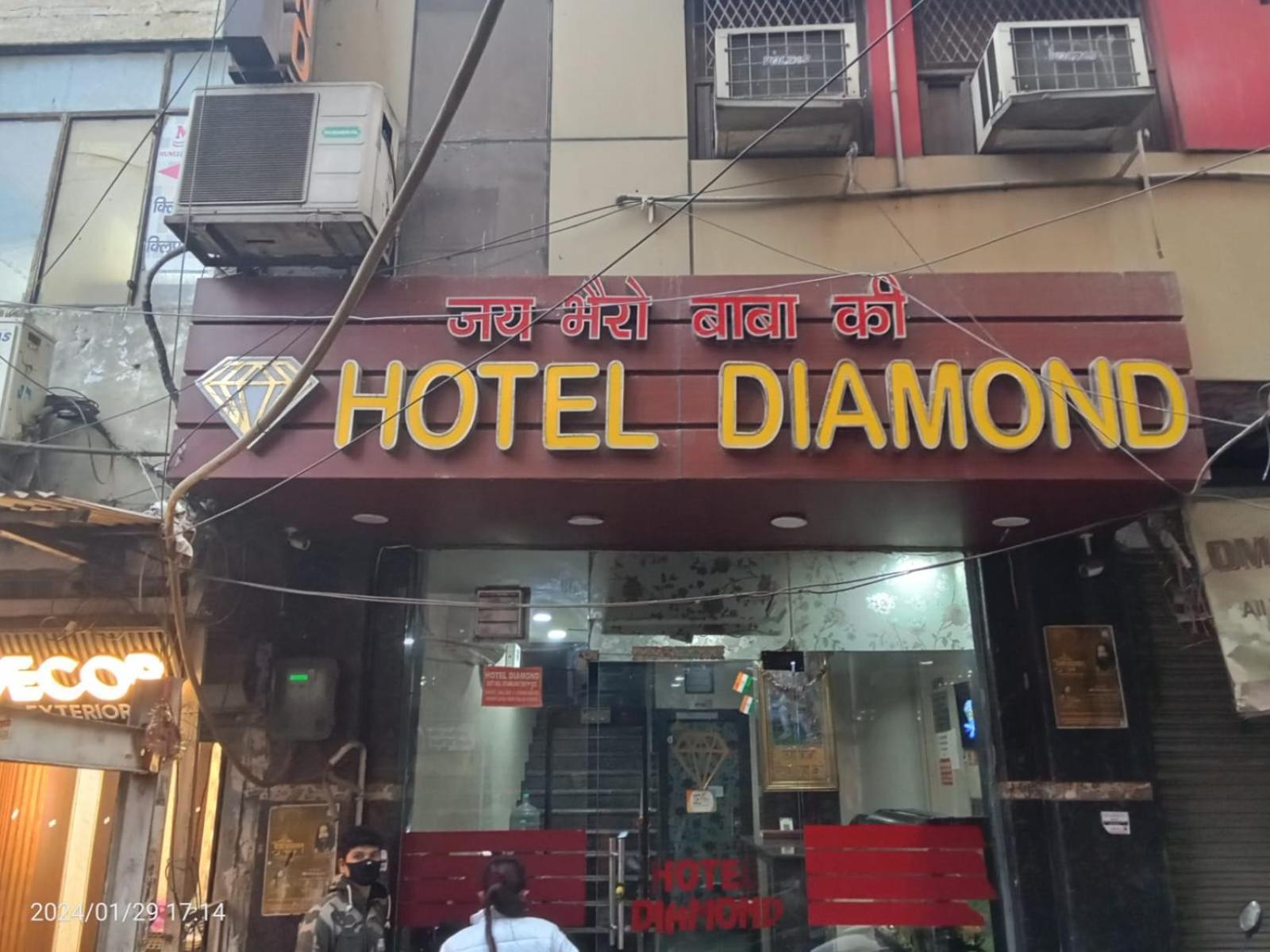 Hotel Diamond New Delhi Exterior foto